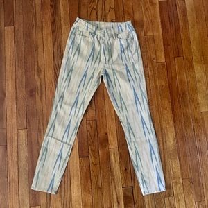 NWOT LOFT Curvy Skinny Ankle Printed Pants
